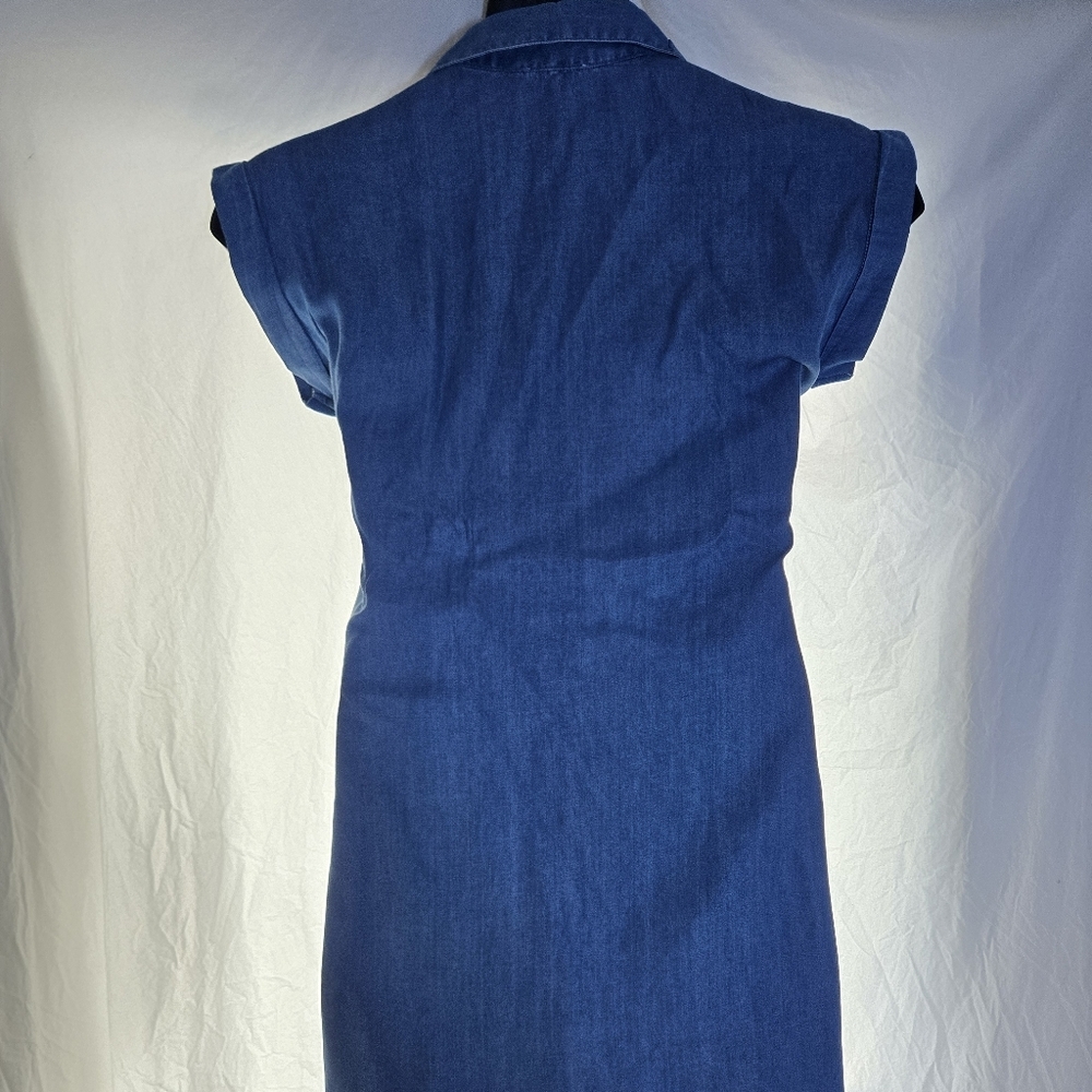 Cute Chambray Shirt Dress - Picture 8 of 10
